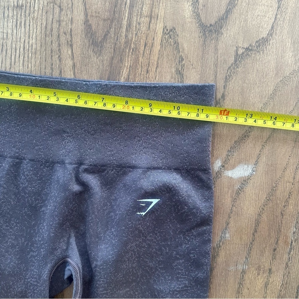 Gymshark Mid Rise Athletic Leggings Women’s Size small Brown Multi Sporty - Picture 3 of 10